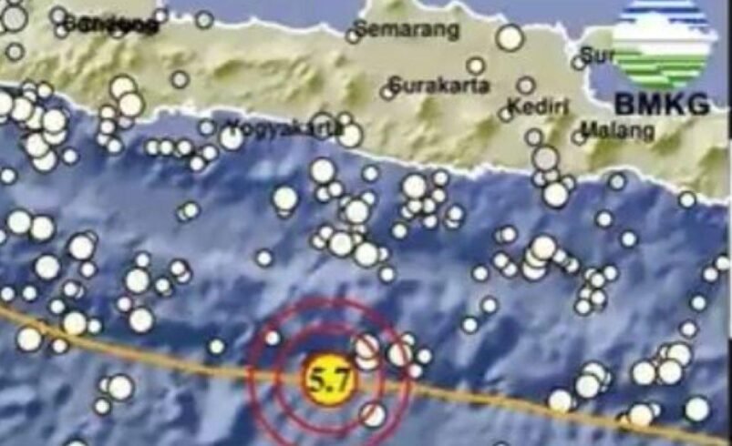 Gempa Magnitudo 5,7 Guncang Pacitan, Getaran Terasa hingga Yogyakarta dan Malang